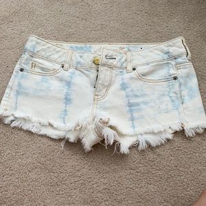 America Eagle tie dye Shorty Shorts